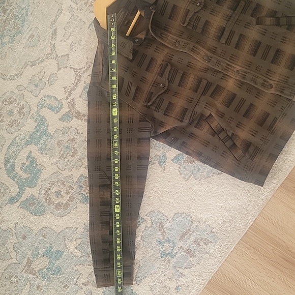 Green brown plaid Filson jacket - Picture 4 of 5